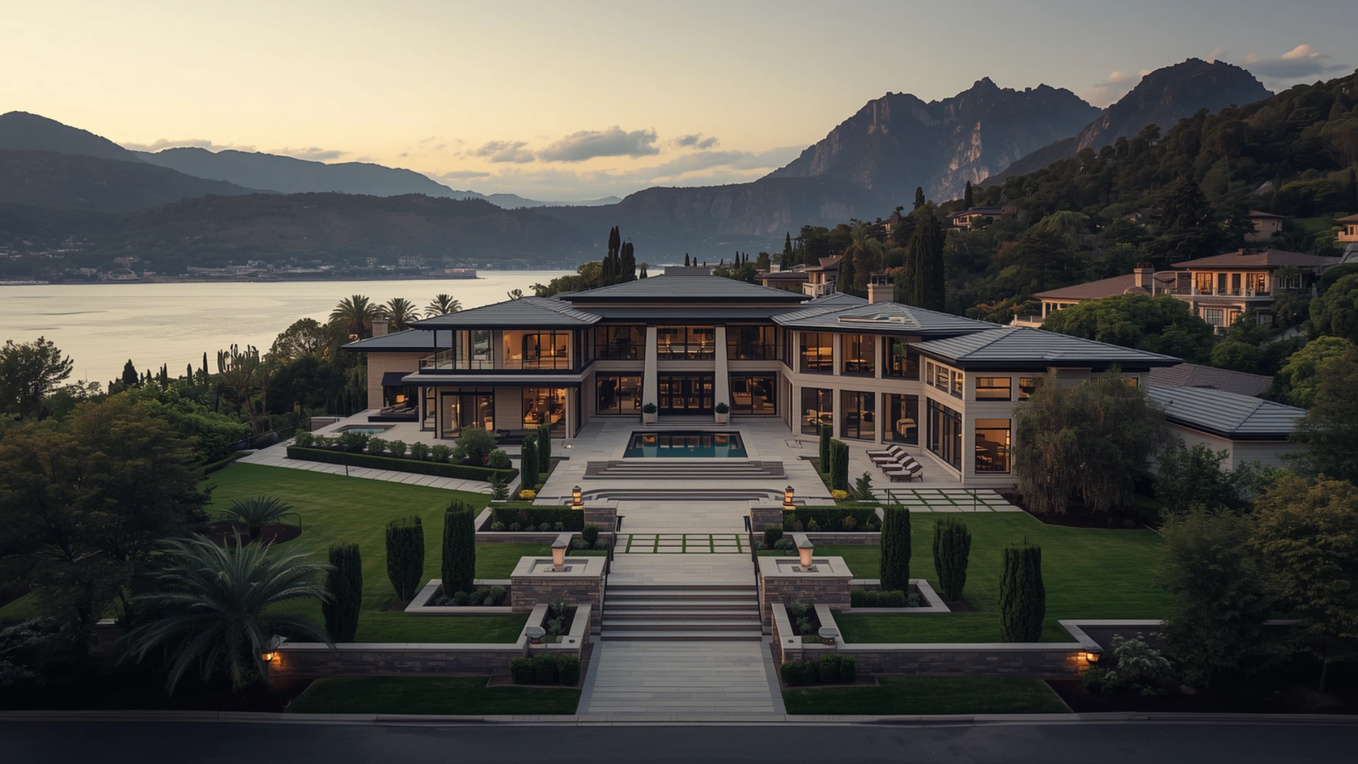 Ultra luxury gated estate representing high net worth classification and private wealth threshold